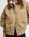 BARBOUR EDIT BARBOUR BLACKTHORN CASUAL JACKET BEIGE/BEIGE TATTERSALL