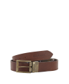 BARBOUR REVERSIBLE TARTAN LEATHER BELT