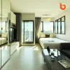 Life Asoke - Rama 9  | Condo for Rent: Fully Furnished 27 sqm Studio, Great Airflow, Move-In Ready