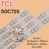 #ทีซีแอล TCL หลอดแบ็คไลท์ทีวีทีซีแอล Backlight TV รุ่น 50C725 (1ชุด 4แถว 2A 20Led ยาว 970mm 2B 10Led ยาว479mm 6v) แสงสีฟ้า