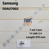 #ซัมซุง Samsung หลอดแบล็คไลท์ทีวีซัมซุง Backlight TV รุ่น 50AU7002 1set 3 แถว 11 LED 3V ยาว 970 mm