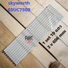 #หลอดแบ็คไลท์ Backlight TV Skyworth  สกายเวิร์ท รุ่น 65UC7500 1set 10 แถว แถวละ 5 LED 3V ยาว 606 mm