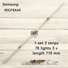 # Lg/Lg Panasonic Tv Backlight Bulbs Backlight Tv Lg Model 42Le7500/ 42Le4500/ 42Le5300/ 42Lx6500, Panasonic Model Th-L42D22T 1Set 4 Rows 57 Leds Length 475 Mm.