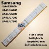 #หลอดเเบล็คไลท์ทีวีซัมซุง BACKLIGHT Samsung รุ่น UA48JU6000 : UA48JU6400 : UA48JU6600 : UA48JU7000 : UA48JU7500 1set 6 เส้น 5+6 LED 3 V ยาว 973 mm สินค้าแท้หลังทองแดง