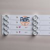 #หลอดเเบล็คไลท์ทีวีอะโคนาติก BACKLIGHT Aconatic รุ่น AN43DF800SM : AN-LT4301 1 Set 4 แถว 9 LED 3 V ยาว 823 mm
