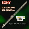 #โซนี่ Sony หลอดแบ็คไลทืทีวีโซนี่ Backlight TV รุ่น KDL-32W700B KDL-32W674A (1ชุด 2เส้น 30Led 3v ยาว 348mm)