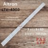 #อัลตรอน Altron TV Backlight Model LTV-4303 (1 Set = 3 Strips, 8 LEDs per Strip)
