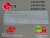 #หลอดแบล็คไลท์TV LG #หลอดLED Backlight สำหรับ LG 65UJ6300 65UJ5500 65UJ630V 65UJ634V 65UK6100 Innotek 17Y 65inch_A SSC 65UJ63_UHD_A B C D