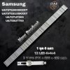 #ซัมซุง Samsung หลอดแบล็คไลท์ทีวี Backlight TV รุ่น UA75TU8000KXXT UA75TU8100 UA75TU7000 UA75AU7700 1 set 6 แถว 12LED 4+4+4 3V ยาว 511+555+459mm