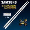 #ซัมซุง Samsung หลอดแบ็คไลท์ทีวีซัมซุง Backlight TV รุ่น UA40ES6220R  UA40ES6600R 1 ชุด 2 แถว 56 Led 3 V ยาว 50 cm 6pin #อะไหล่ทีวี
