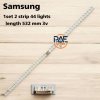 #ซัมซุง Samsung หลอดแบล็คไลท์ทีวีซัมซุง Backlight TV รุ่น QN49Q60R QM49R 1set 2 แถว 44 LED 3V ยาว 532mm