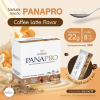 PANAPRO โปรตีนพืชชะลอวัย รสกาแฟลาเต้ 8 ซอง (320g)