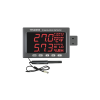 Tenmars TM-185 / TM-185D เครื่องวัดอุณหภูมิและความชื้นแบบบันทึกค่าได้ จอแสดงผลขนาดใหญ่