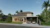 บ้านเดี่ยว ชั้นครึ่ง (Modern Tropical Style)