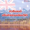 นิวซีแลนด์ปรับค่าธรรมเนียมวีซ่า เริ่มใช้ตั้งแต่วันที่ 1 ตุลาคม 2024 นิวซีแลนด์ปรับค่าธรรมเนียมวีซ่า เริ่มใช้ตั้งแต่วันที่ 1 ตุลาคม 2024