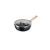 TEFAL  กระทะก้นลึก ONE PICKPOT ขนาด 22 ซม. + ฝาแก้ว สีดำ รุ่น G1662524