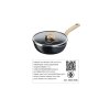 TEFAL  กระทะก้นลึก ONE PICKPOT ขนาด 22 ซม. + ฝาแก้ว สีดำ รุ่น G1662524