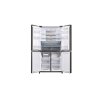 SHARP ตู้เย็น MULTI DOOR  INVERTER  20.2 คิว รุ่น SJ-FX57GP-BK  กระจกดำ