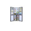 HAIER 16.1 Cu. Ft. Multi-Door Inverter Refrigerator, Model HRF-MD469GGB (Black Glass)