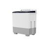 SHARP 20 kg Twin Tub Washing Machine, Model ES-TW200BL, White/Gray.