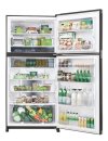 SHARP ตู้เย็น 2 ประตู  21.5 คิว  INVERTER รุ่น SJ-X600GP2-BK  กระจกดำ