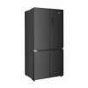 BEKO 4-Door Inverter Refrigerator, Model GNO46624HFSK, Black, 16.5 cubic feet.