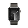 Apple Watch Series 9 GPS + Cellular 45mm Graphite Stainless Steel Case with Graphite Milanese Loop