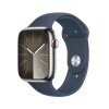 Apple Watch Series 9 with Sport Band Stainless 45mm GPS + Cellular M/L Silver