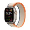 Apple Watch Ultra 2 GPS + Cellular 49mm Titanium Case with Orange/Beige Trail Loop - S/M