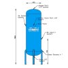 ถังพักลม Air Tank 300 ลิตร