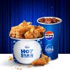 Fried Chicken Skin + Soft Drink 16 oz.