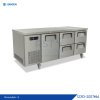 ตู้แช่เย็นเคาน์เตอร์สแตนเลส 1 ประตู 4 ลิ้นชัก Sanden รุ่น SCR3-2007Mi4