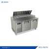ตู้แช่เย็นเคาน์เตอร์พิซซ่า Sanden รุ่น SPC3-1507Ai