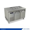 ตู้แช่เย็นเคาน์เตอร์สแตนเลสหลุมสลัด Sanden รุ่น SSC3-1207Ai