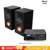 Klipsch R-50PM + WiiM Ultra - Powered Speakers with 5.25" Woofers with Music Streamer (ลำโพง)
