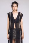 KNITTING LONG VEST