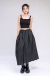 VOLUMINOUS MIDI SKIRT