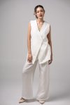 LINEN WIDE-LEG TROUSER