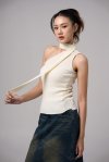 ONE SHOULDER TANK TOP