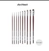 da vinci brush : 1840 Black Sable  (Flat) พู่กันสีน้ำมัน