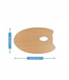 Wood Palette Mabef : Oval shape