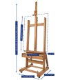 ขาตั้งวาดรูป Mabef : M-04 Easel with Crank
