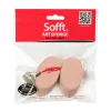 ฟองน้ำ สำหรับสีพาสเทล Soft Art Sponge Round