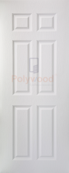 ประตู UPVC#BEN05 (90X200) ขาว มจ.