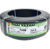 YAZAKI  สายไฟ IEC 01 THW ขนาด 1x1.5 SQ.MM ยาว 100 เมตร