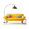 Chic 1-Seater Yellow Sofa