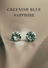 0.55 ct. / GIL / UH / Sapphire (Greenish Blue)