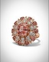 SUNSET FLOWER  | Padparadscha Sapphire Ring