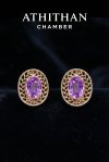 THE EMBLEM OF VICTORY | Pink Sapphire Earring