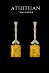PERFECT DUO Yellow Sapphires Earrings